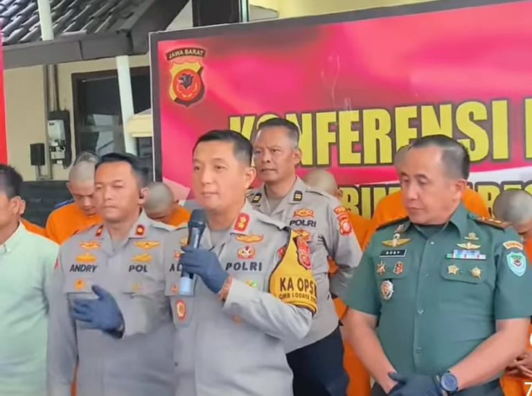 Polres Cimahi Amankan Puluhan Anggota Geng Motor