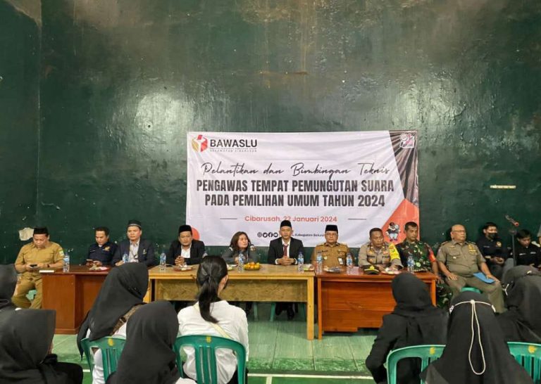 Pelantikan PTPS Se-kecamatan Cibarusah