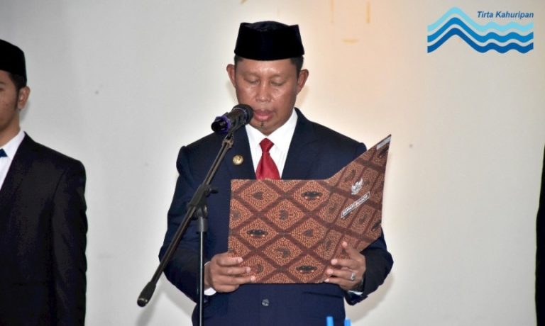 PJ Bupati Bogor, Asmawa Tosepu Lantik Dirut Perumda Air Minum Tirta Kahuripan 