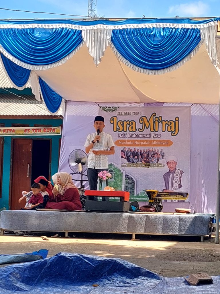 Peringatan Isra Mi’raj, Kepala Desa Jayamulya Ajak Warga Jalin Silaturahmi