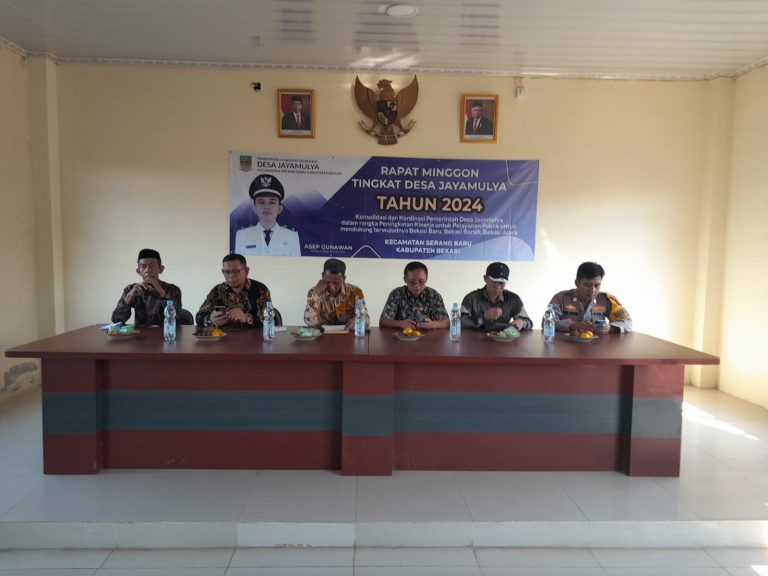 Pemdes Jayamulya Tingkatkan Kinerja Publik Lewat Rapat Konsolidasi