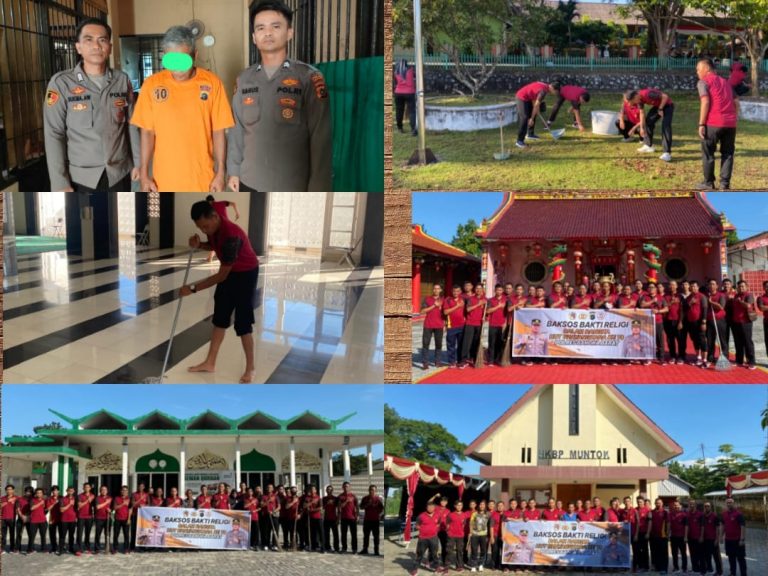 Polres Bangka Barat Gelar Bakti Sosial Religi Menyambut (HUT) Bhayangkara ke-78