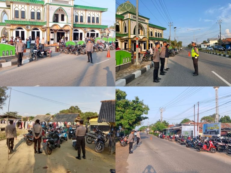 Berikan Rasa Aman, Polres Bangka Barat Laksanakan PAM Sholat Idul Adha