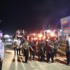 Polsek Tempilang : Pam Kegiatan Pawai obor dan Takbir Keliling Santri