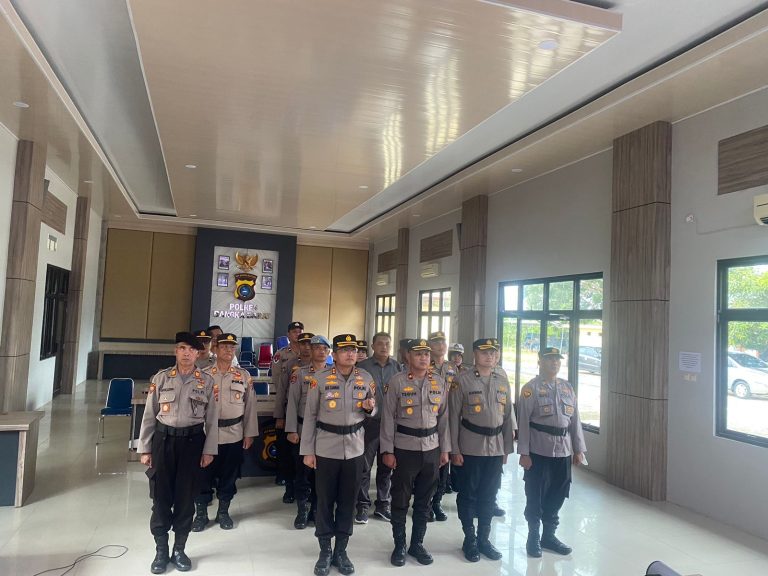 Polres Bangka Barat Laksanakan upacara pemuliaan nilai- nilai Tribrata