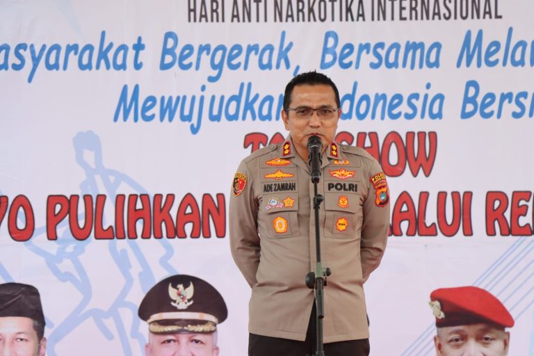 Kapolres Bangka Barat Hadiri Launching Babar Bersinar Terang