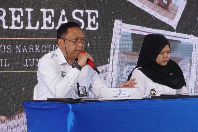 Kepala BNN kota Depok, Pimpin Deklarasi di hari HANI 2024 