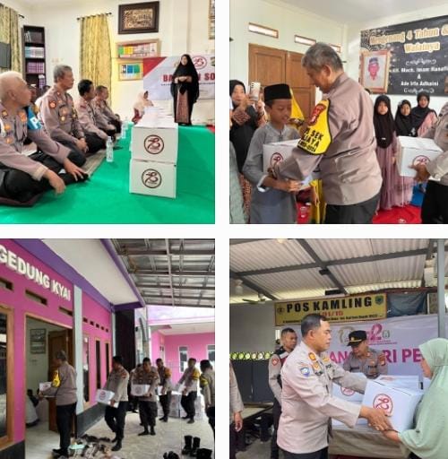 Bakti Sosial Polsek Jajaran Polres Metro Depok dalam Rangka Hari Bhayangkara Ke-78 Tahun