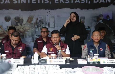 Pabrik Narkoba di Malang Berkedok Kantor EO Berhasil Diungkap POLRI