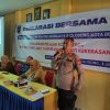 Polsek Sukmajaya Gelar Deklarasi Bersama SMP Negeri dan Swasta  