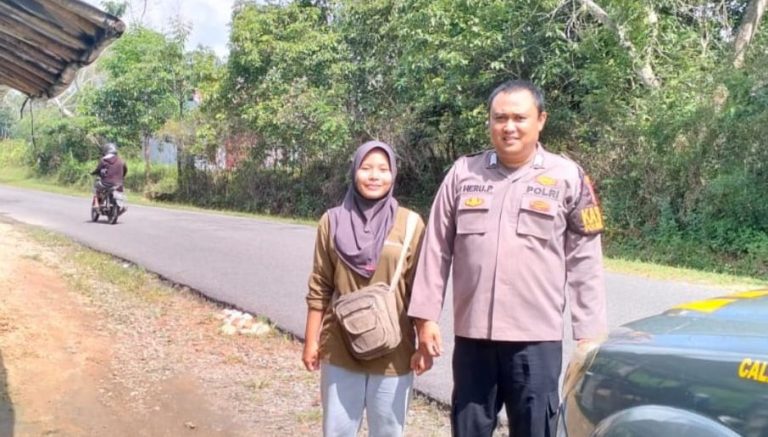 Polsek Muntok Rutin Laksanakan Patroli R4, Antisipasi Kejahatan