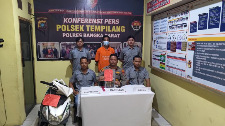 Kasus Curanmor di Sinar Surya Berhasil Di Ungkap Polsek Tempilang