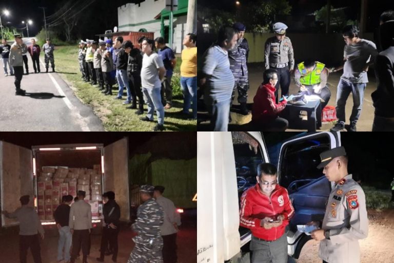 Penegakan Hukum Di Pelabuhan Tj. Kalian, Polres Bangka Barat Rutin Gelar Operasi Razia 