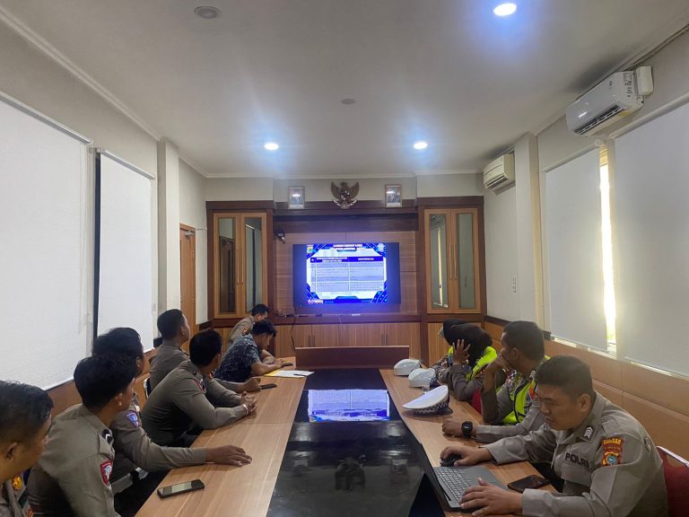 Sat Lantas Polres Bangka Barat Gelar LatpraOps Jelang Operasi Patuh Menumbing 2024