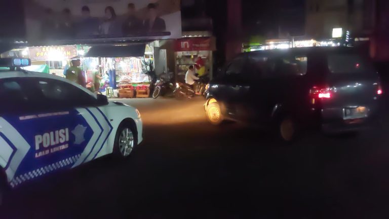 Satlantas Polres Bangka Barat Rutin Laksanakan Gatur Malam