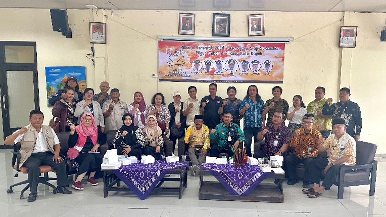 Kecamatan Sukmajaya Siap Sukseskan Pilkada 2024