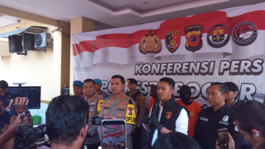 Tiga pelajar ditangkap anggota polres bogor