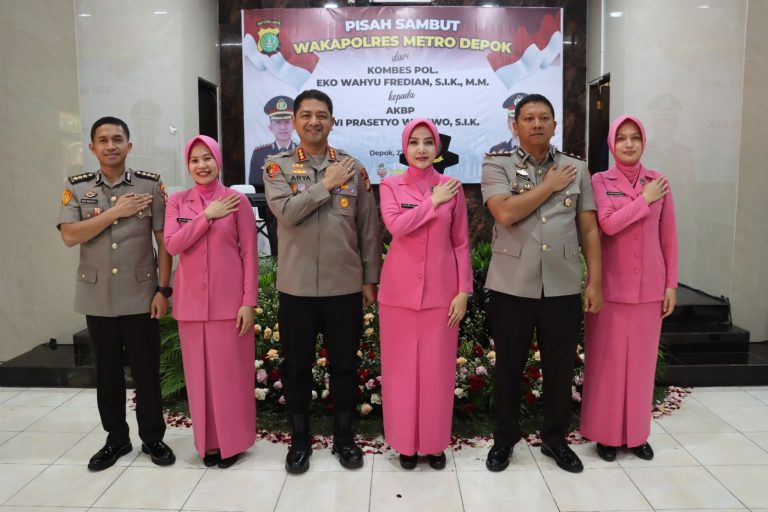 Kapolres Metro Depok Pimpin Sertijab Wakapolres Baru