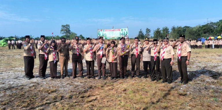 Kasat Binmas Hadiri Pembukaan Perkemahan Wirakarya PW CAB Bangka Barat 2024