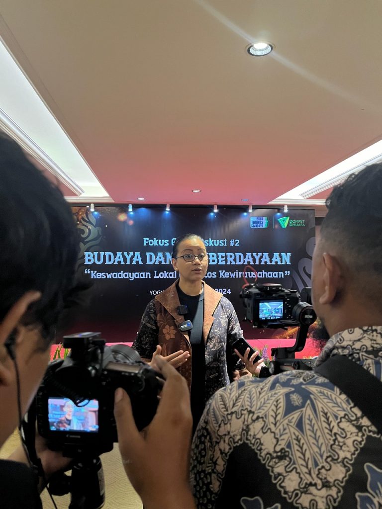 GKR Mangkubumi Hadiri FGD Budaya dan Pemberdayaan oleh Dompet Dhuafa dan Trubus Bina