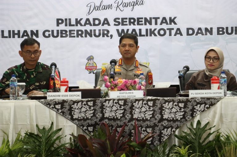Polres Metro Depok Gelar Rapat Persiapan Operasi Mantap Praja Jaya 2024