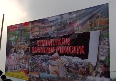 Aksi Sejuta Tanda Tangan: Tolak Alih Fungsi Lahan di Puncak