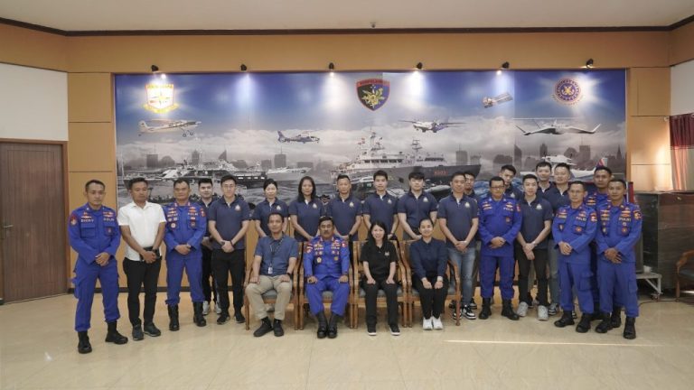 Korpolairud Baharkam Polri Sambut Delegasi Kepolisian Hong Kong