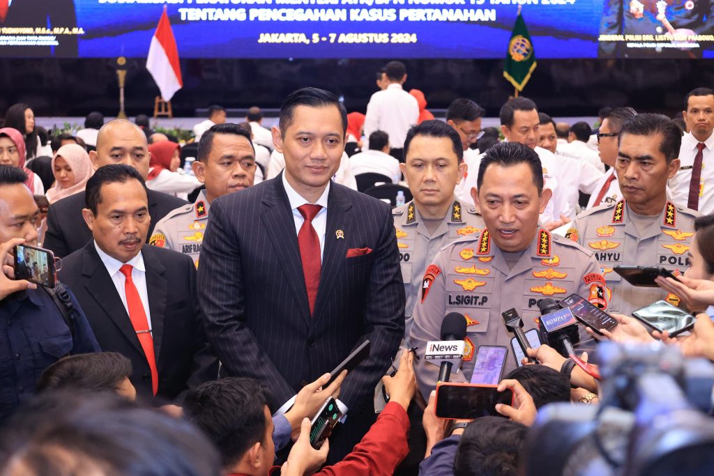 Polri dan menteri ATR BPN