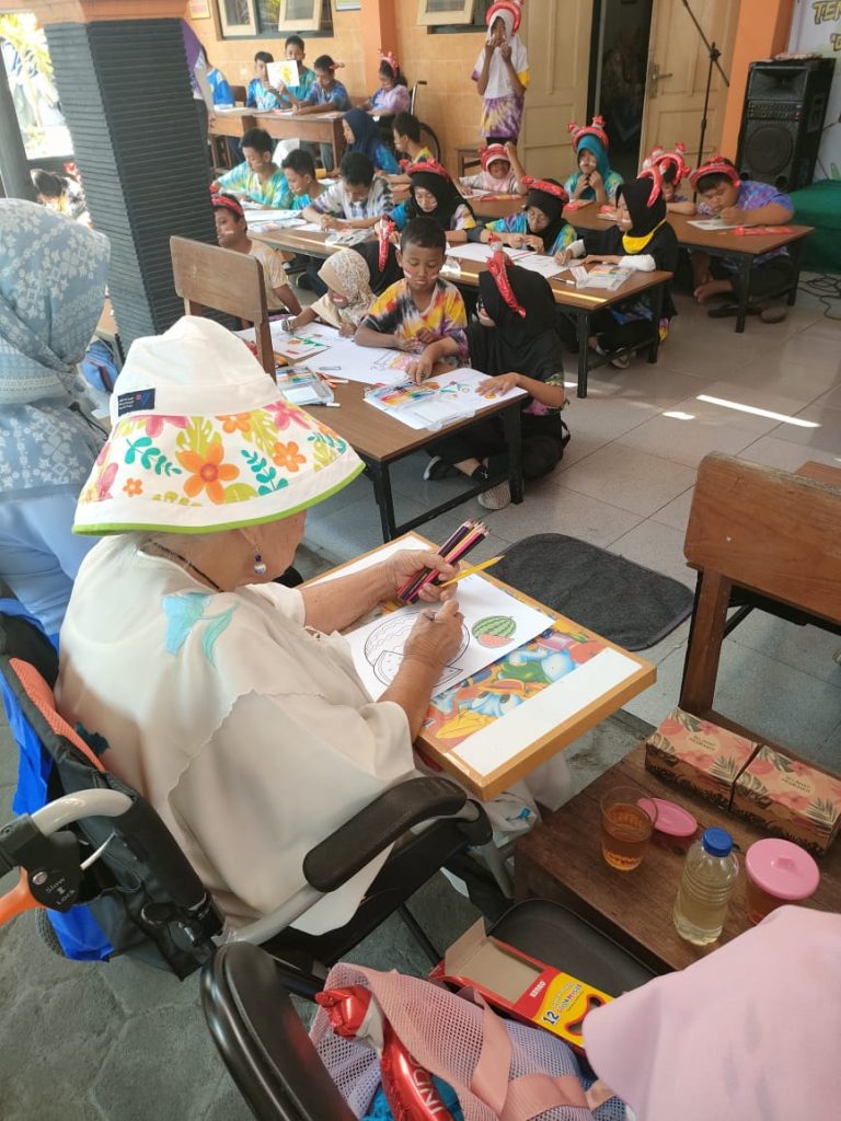 SLB ABCD Tunas Kasih Gelar Seni Rupa, Meriahkan HUT RI ke-79