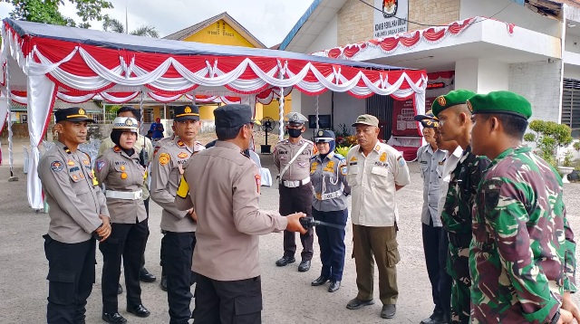 Polres Bangka Barat Amankan Pendaftaran Bacalon Pilkada 2024