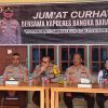 Kapolres Bangka Barat Serukan Persatuan dan Tolak Judi dalam Jumat Curhat di Terminal Kelapa