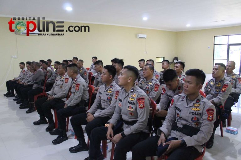 Provos Satbrimob Giatkan Sosialisasi Gaktibplin di Batalyon A