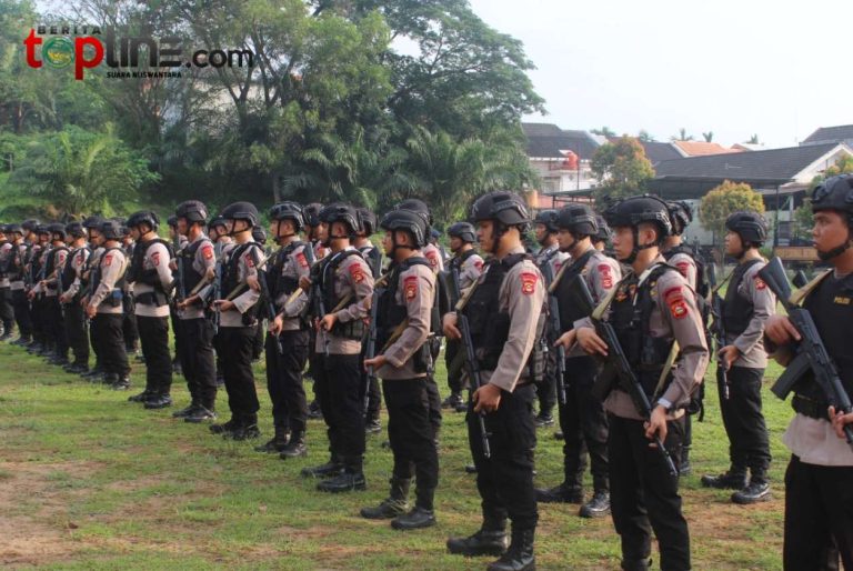 Batalyon A Pelopor Brimob Sumsel Cek Kesiapan Personel dan Peralatan