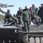 Irkormar Tinjau Uji Amunisi Tank PT-76 di Baluran