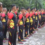 Batalyon A Pelopor Brimob Sumsel Jaga Daya Tahan Tubuh dengan Berolahraga