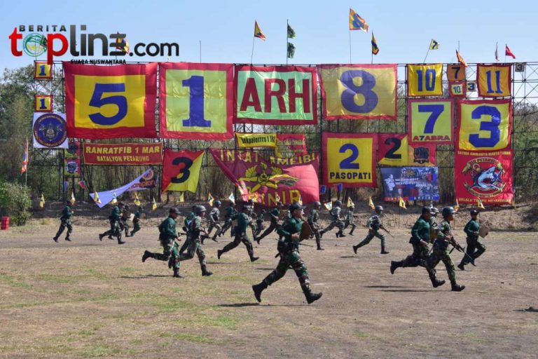17 Batalyon Korps Marinir Berkompetisi di Lomba Binsat 2024
