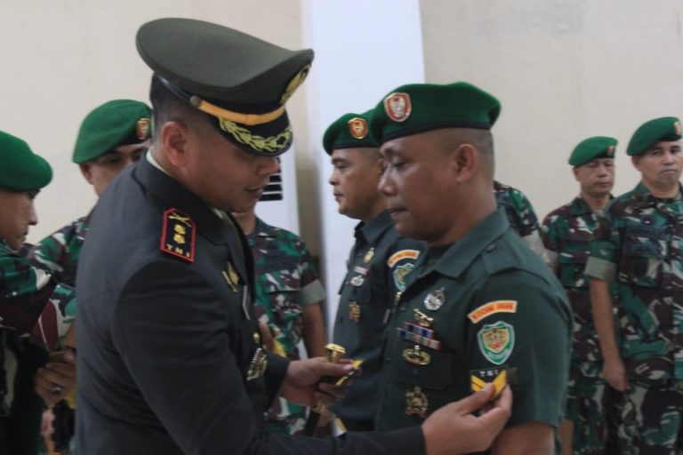 Kenaikan Pangkat dan Pelepasan Purnawirawan Kodim 0606 Bogor