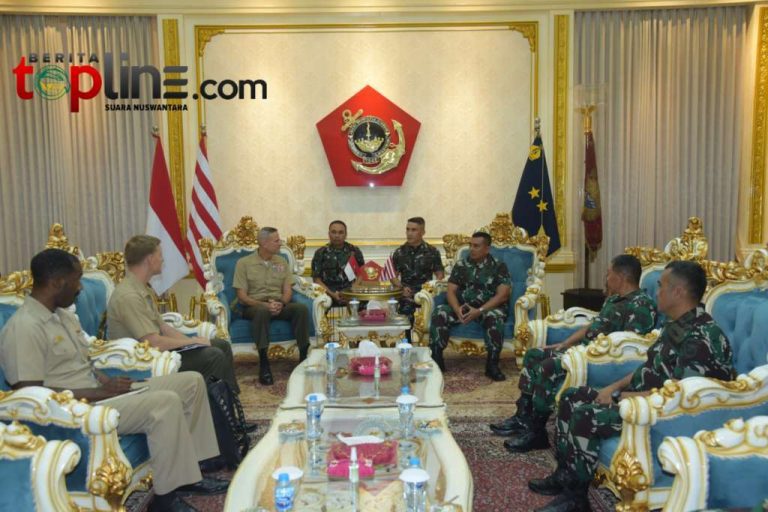 Penguatan Kerja Sama: Dankormar Terima Kunjungan Brigjen Andrew Niebel