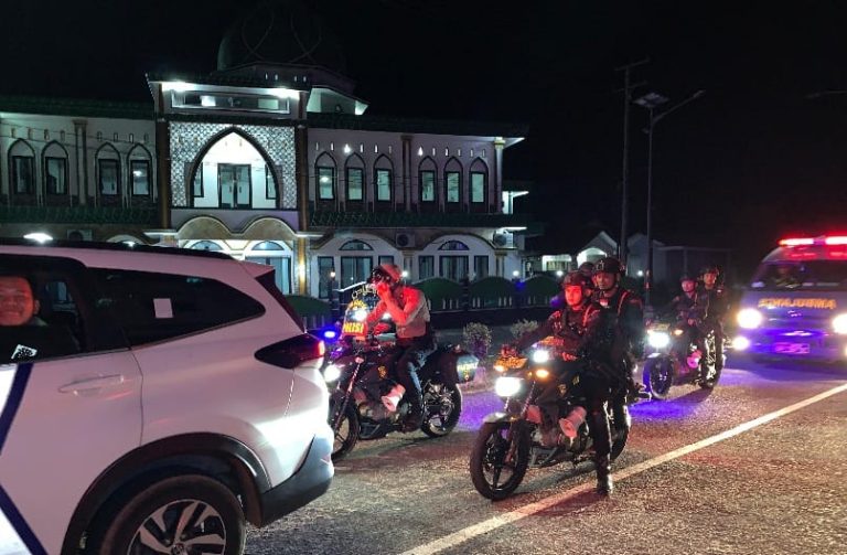Polres Bangka Barat Patroli Gabungan Pasca Pilkada 2024