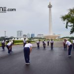 Soliditas Korps Marinir: Wadan Kormar Pimpin Olahraga Bersama di Monas