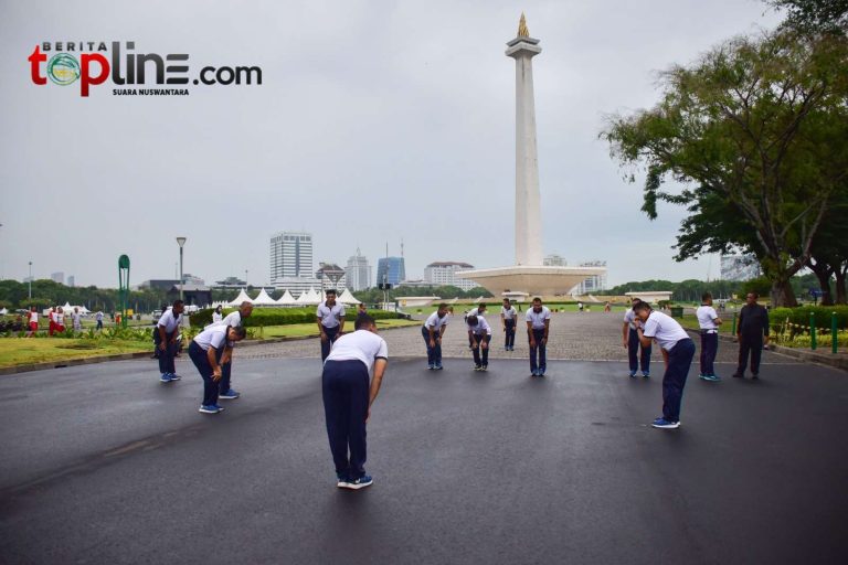 Soliditas Korps Marinir: Wadan Kormar Pimpin Olahraga Bersama di Monas