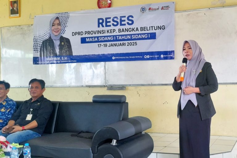 Maryam Perjuangkan Aspirasi Pendidikan di SMA Negeri 1 Belinyu