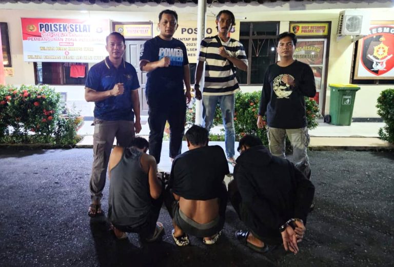 Tim Resmob Polres Kapuas Tangkap Tiga Pelaku Pengeroyokan di Gedung GPU