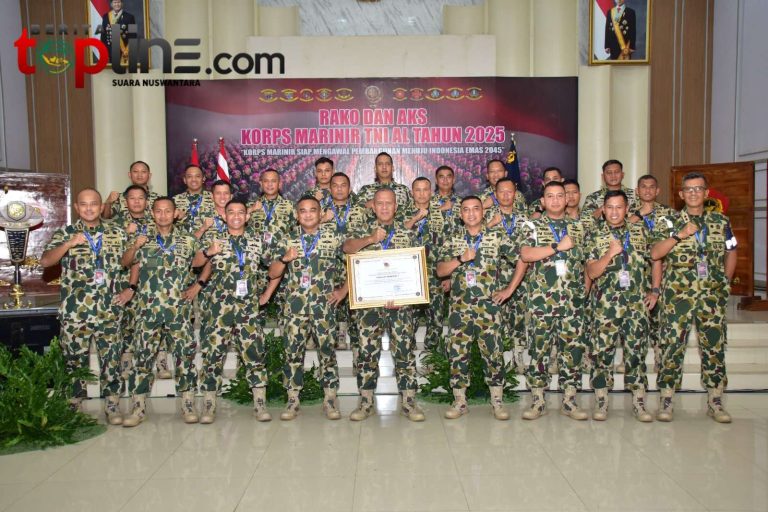 Korps Marinir Raih Predikat WBK, Wujudkan Institusi Bersih dan Akuntabel
