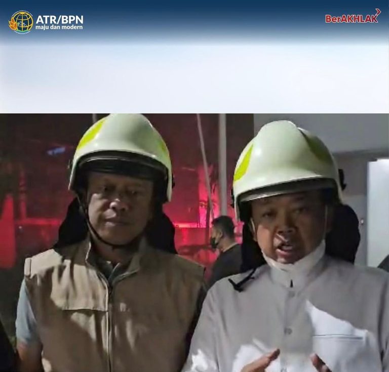 Respons Cepat Kementerian ATR/BPN Tangani Kebakaran