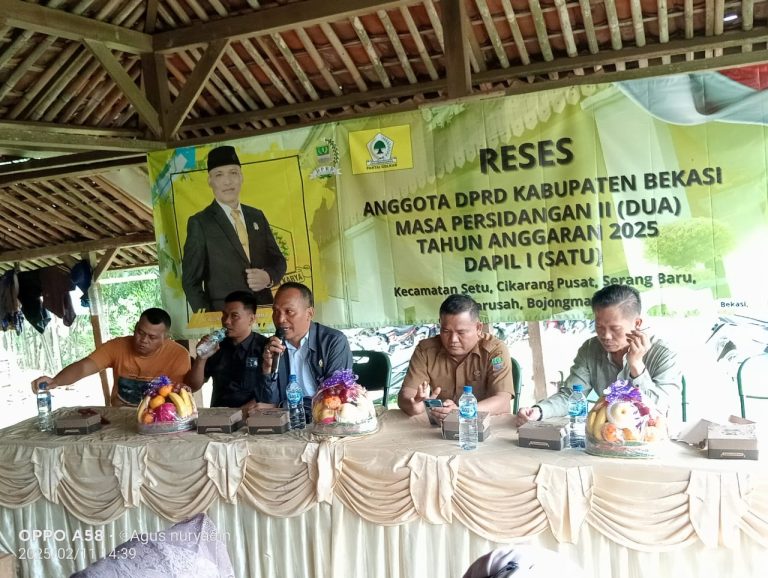 H. Agung Suganda Serap Aspirasi Warga dalam Reses di Bojongmangu