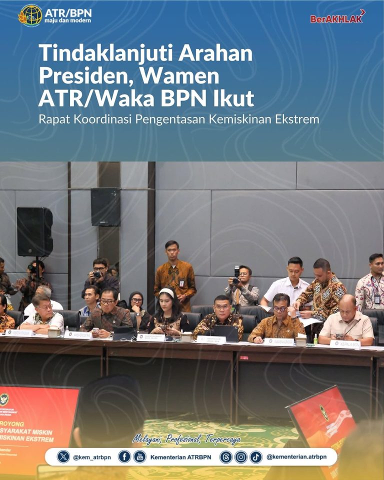 Wamen ATR/BPN Ossy Dermawan Tegaskan Komitmen Atasi Kemiskinan Ekstrem