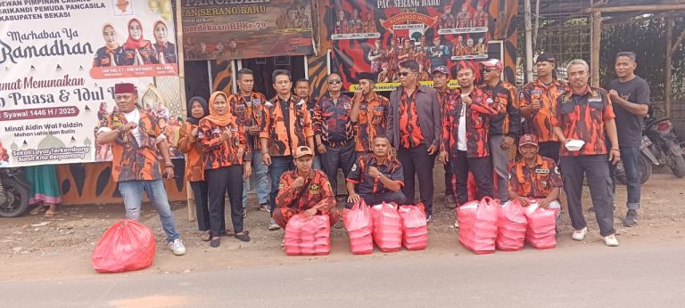 Santunan Anak Yatim dan Bagi-Bagi Takjil Jadi Kegiatan Pemuda Pancasila PAC Serang Baru di Bulan Suci Ramadhan