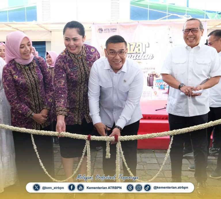 Bazar Ramadan ATR/BPN 2025: Wujud Kepedulian, Kebersamaan, dan Dukungan bagi Ekonomi Kerakyatan