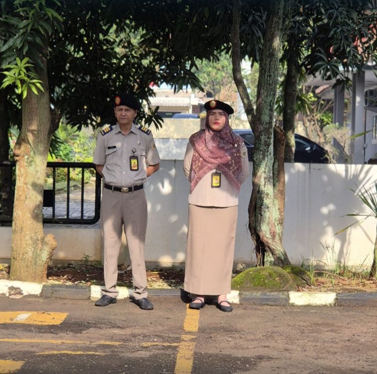 Apel Pagi Perkuat Disiplin dan Sinergi Pegawai Kantor Pertahanan Depok